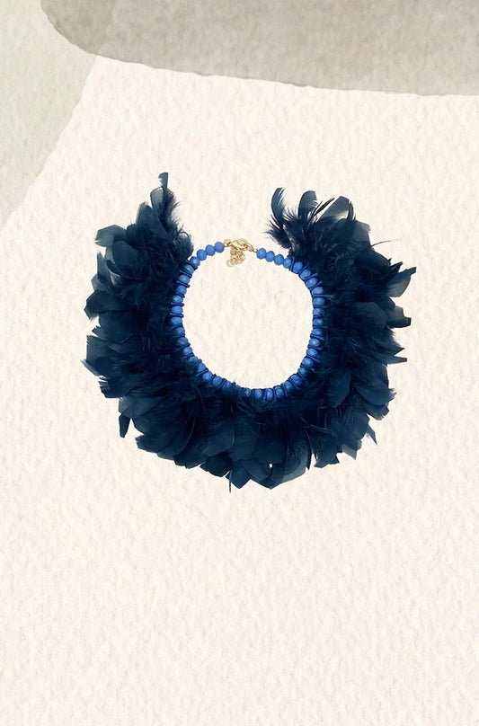 Collar Aura azul
