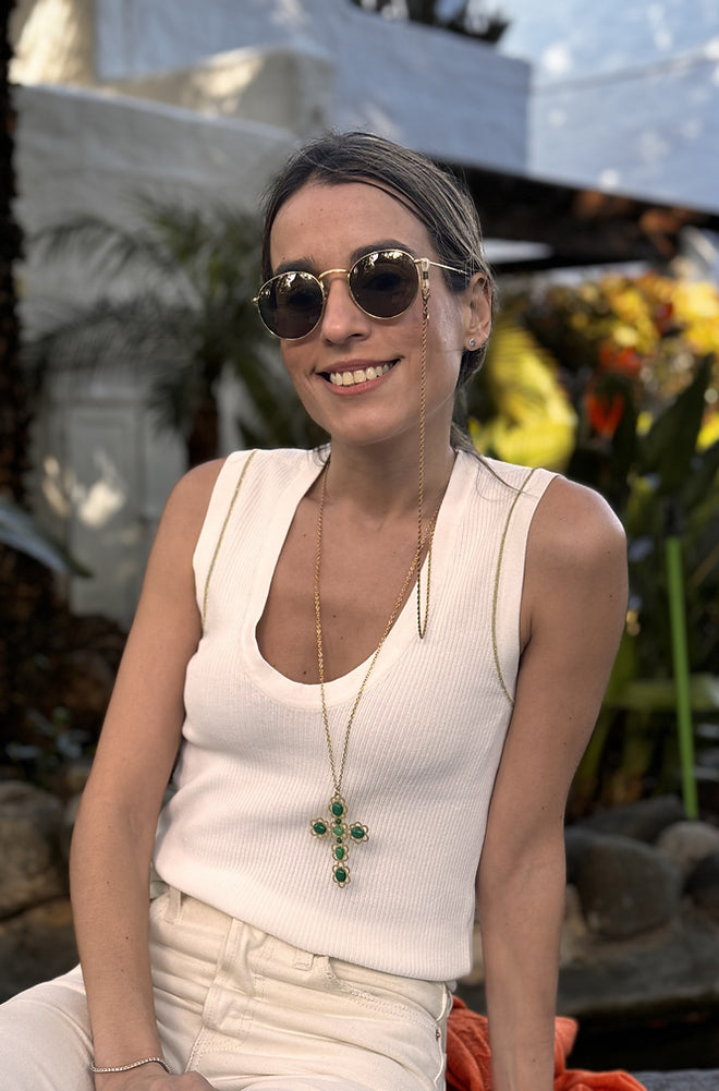Green SS Necklace