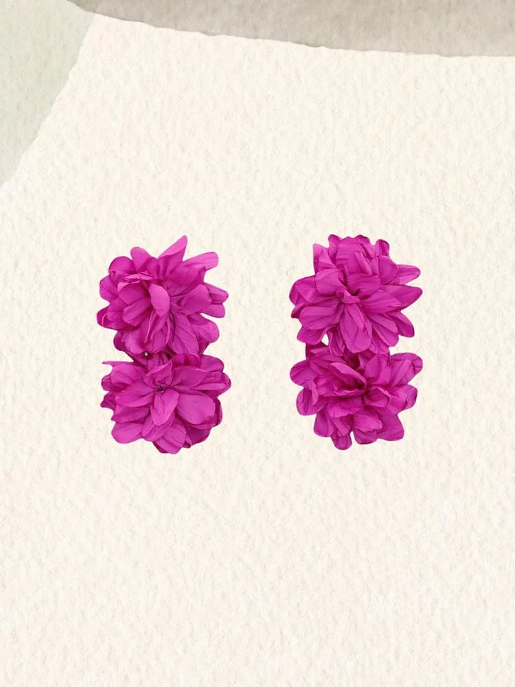 Tropical strawberry earrings