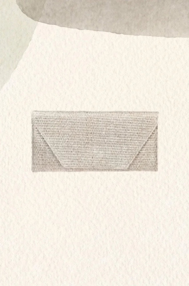 On gold raffia
