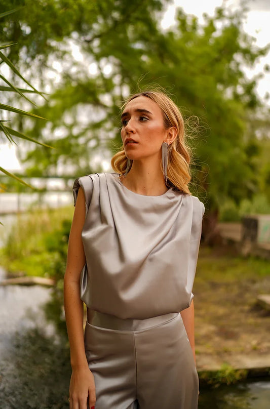 Pendientes Lungo Silver