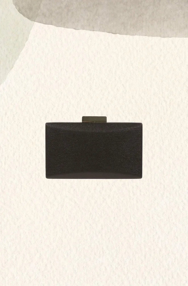 Black metallic clutch