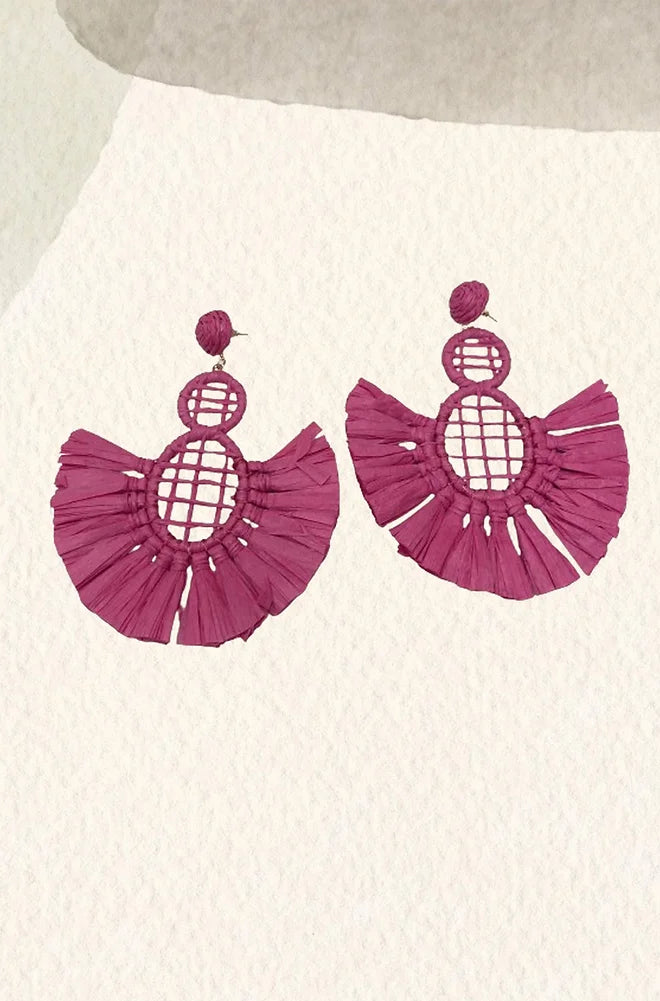 Fuchsia Bora Earrings