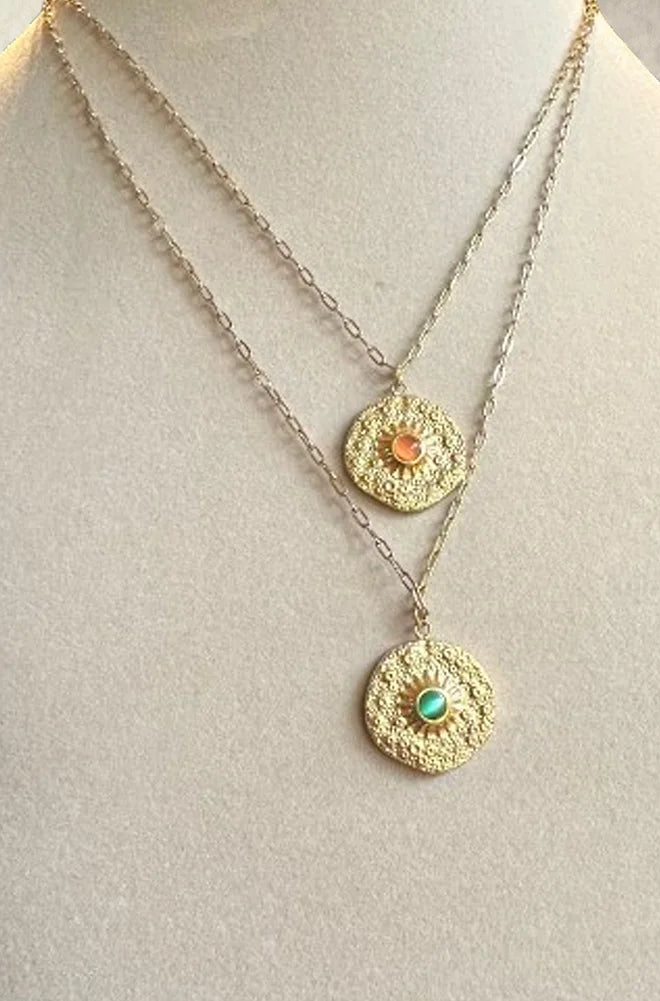 Eyes Coral Necklace