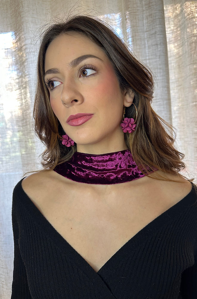 Gemma eggplant hoops
