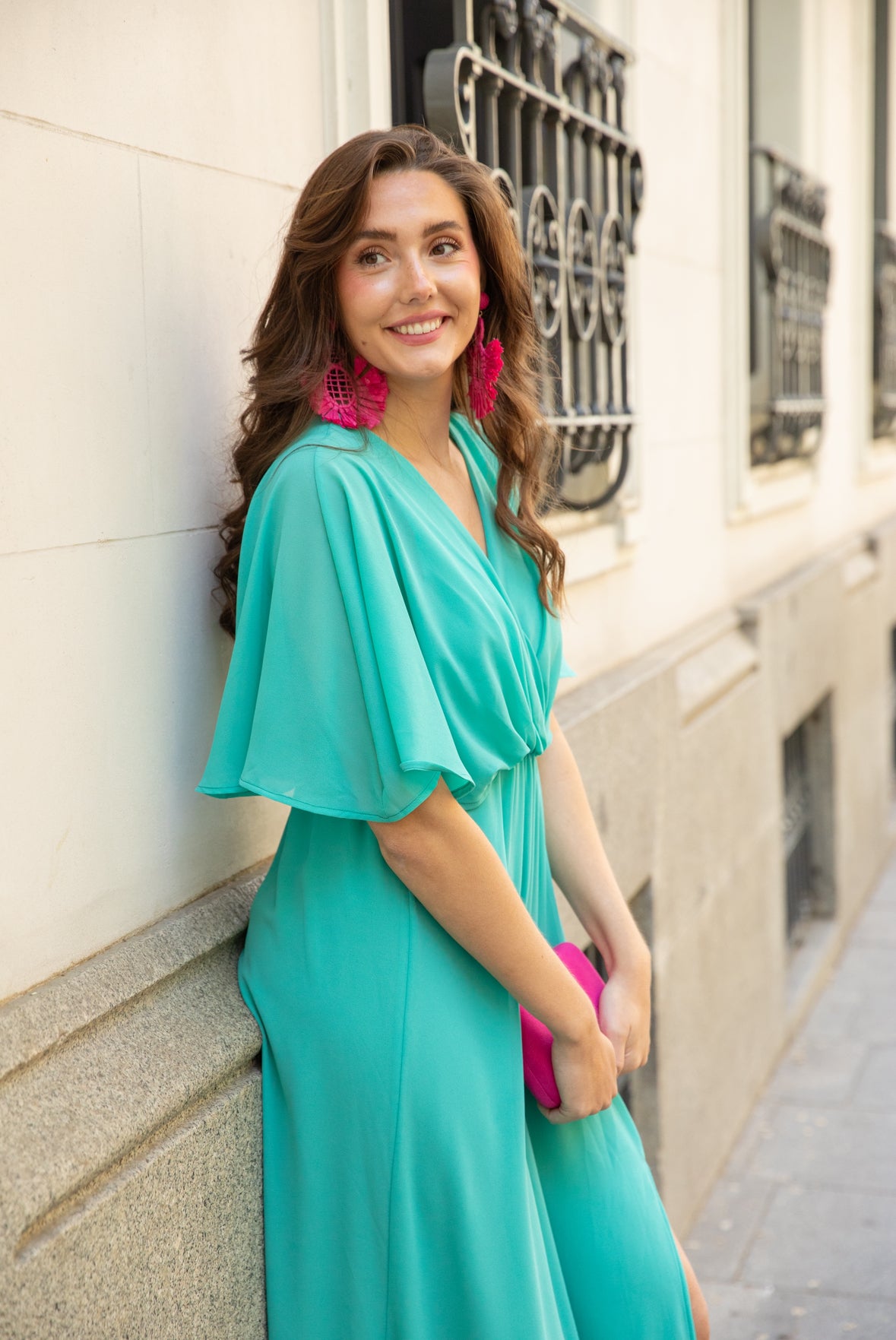 Vestido Azura verde agua