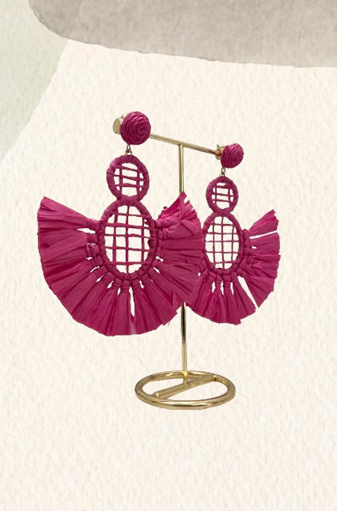 Fuchsia Bora Earrings