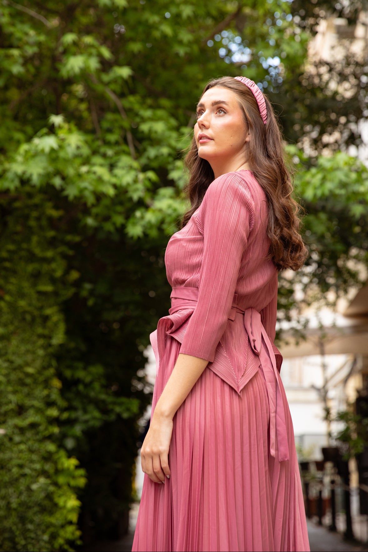 Conjunto Mirna crepe pink