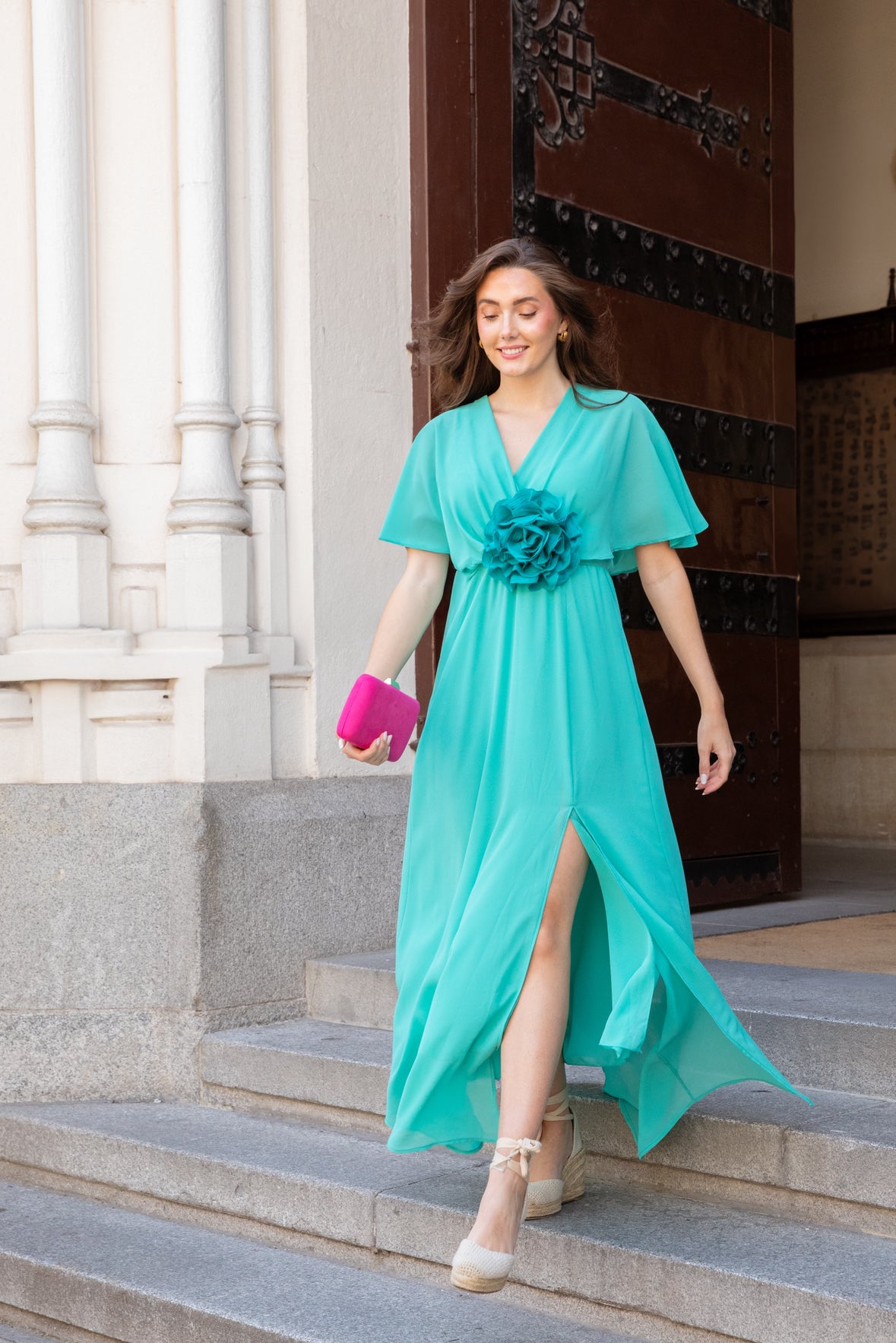 Vestido Azura verde agua