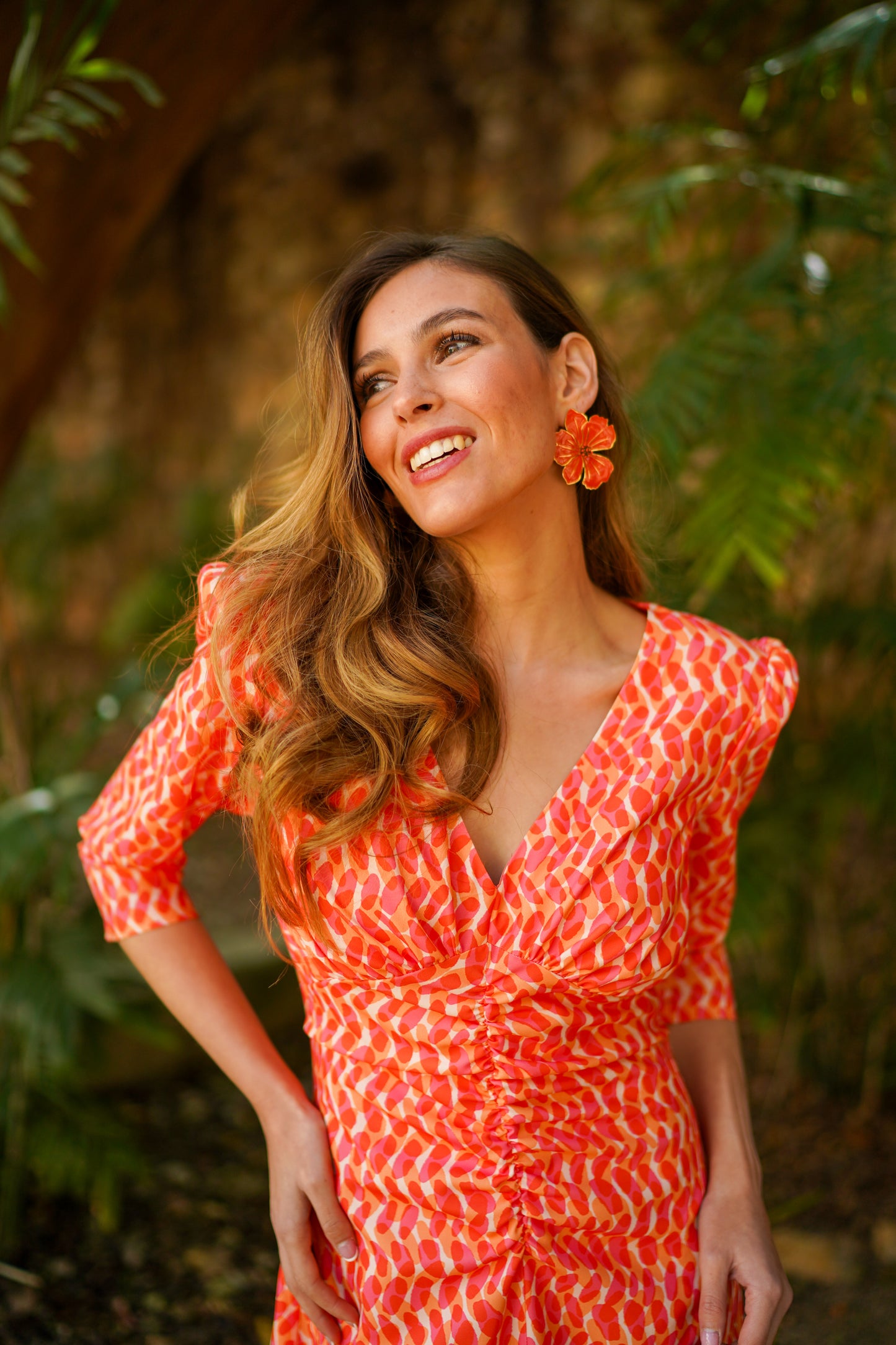 Vestido Areca estampado