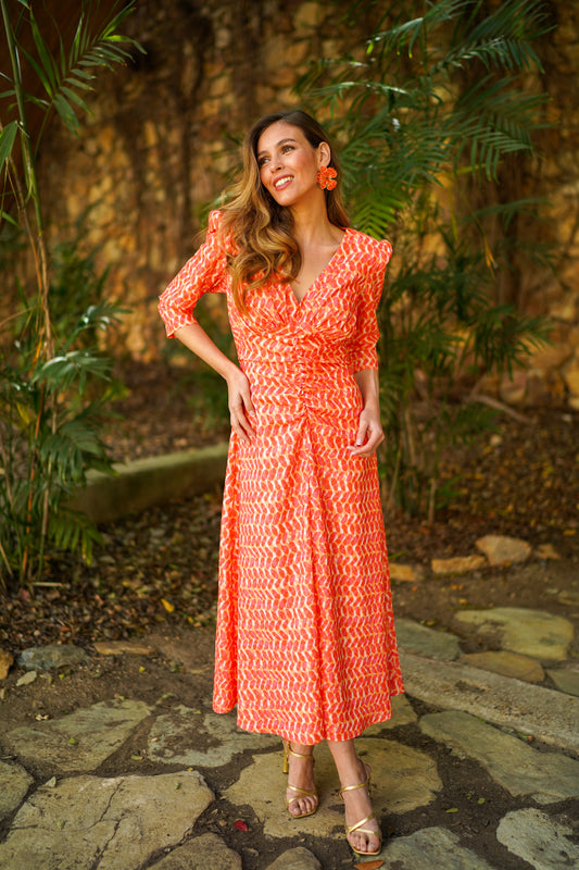 Vestido Areca estampado