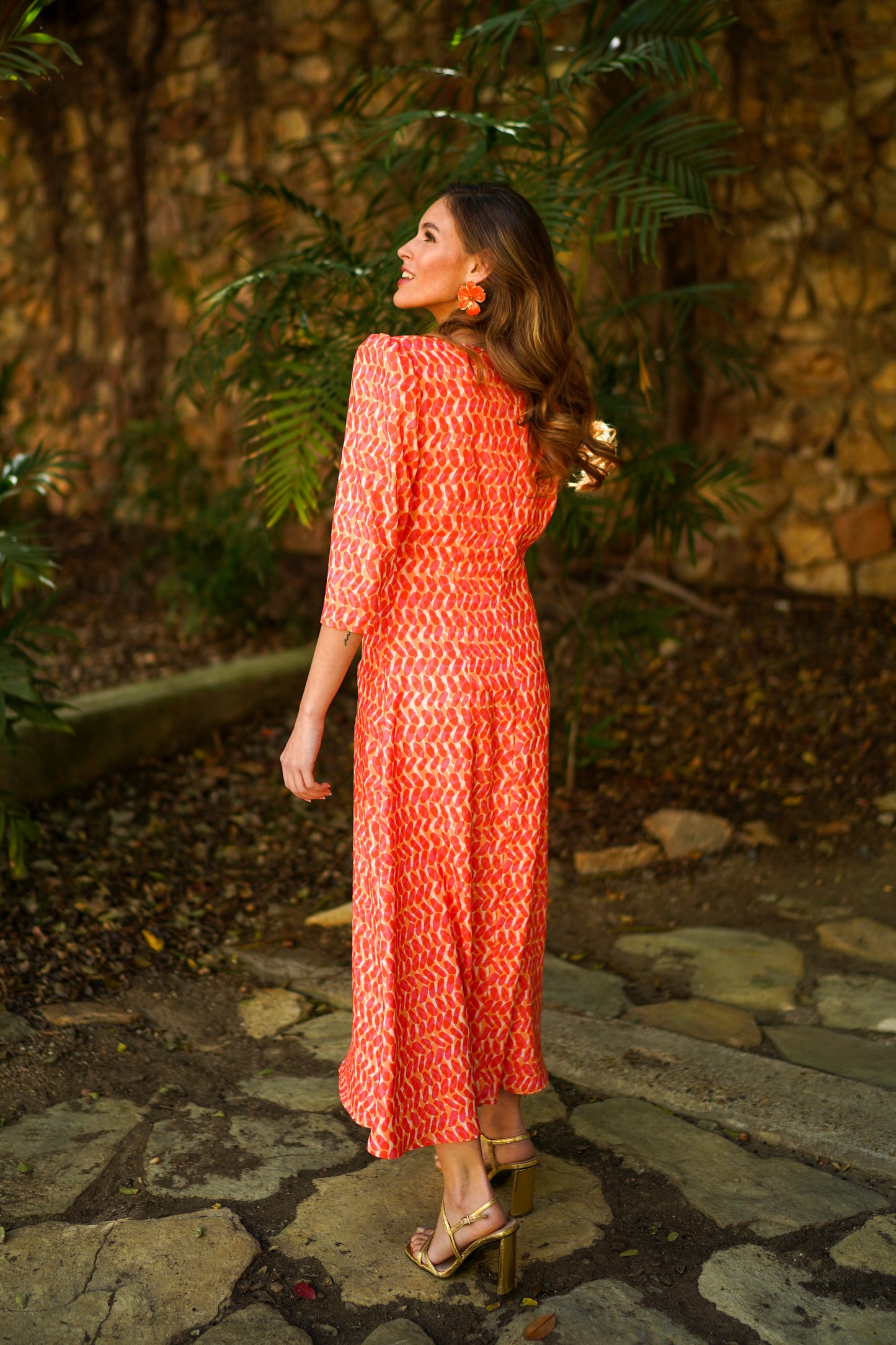 Vestido Areca estampado