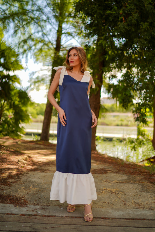 Vestido Bahía marino