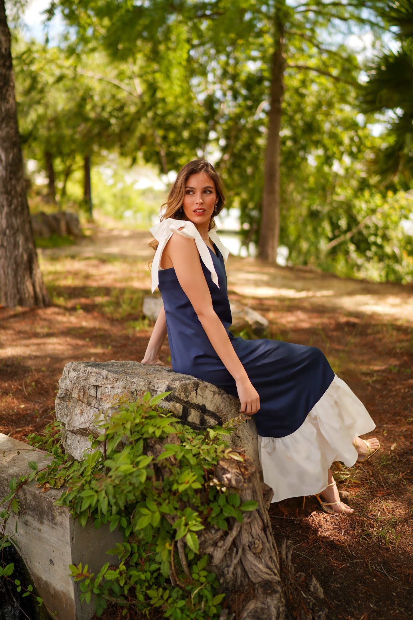 Navy blue Bahia dress