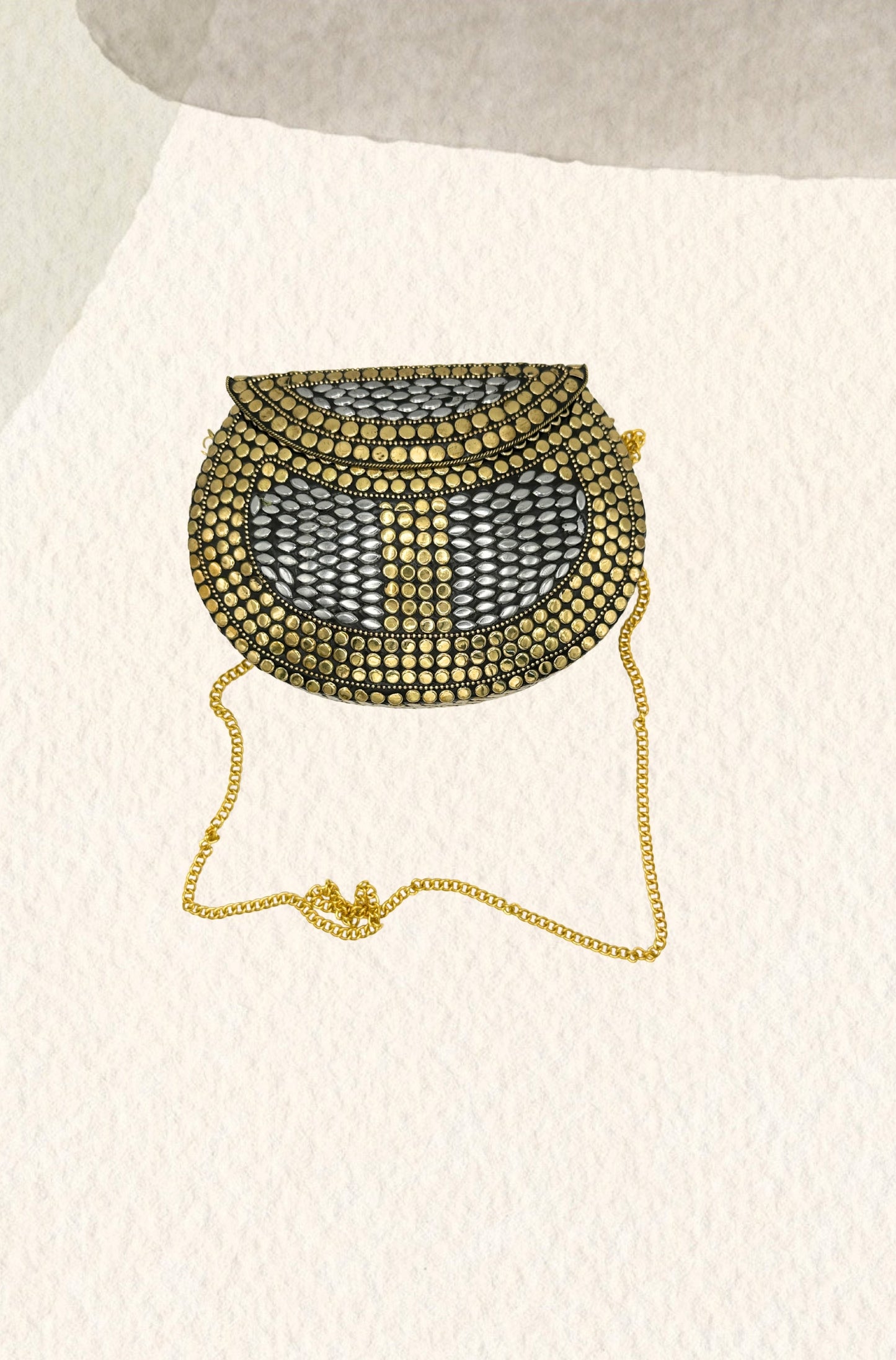Gold and silver candy box