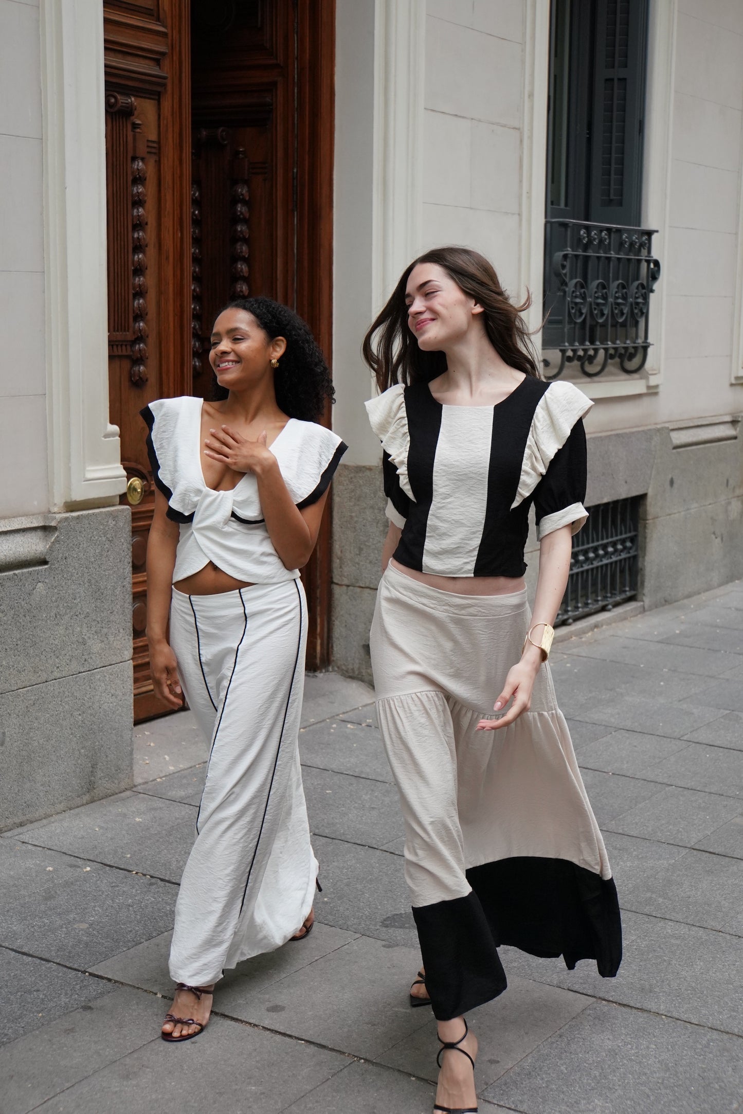 White Linde skirt
