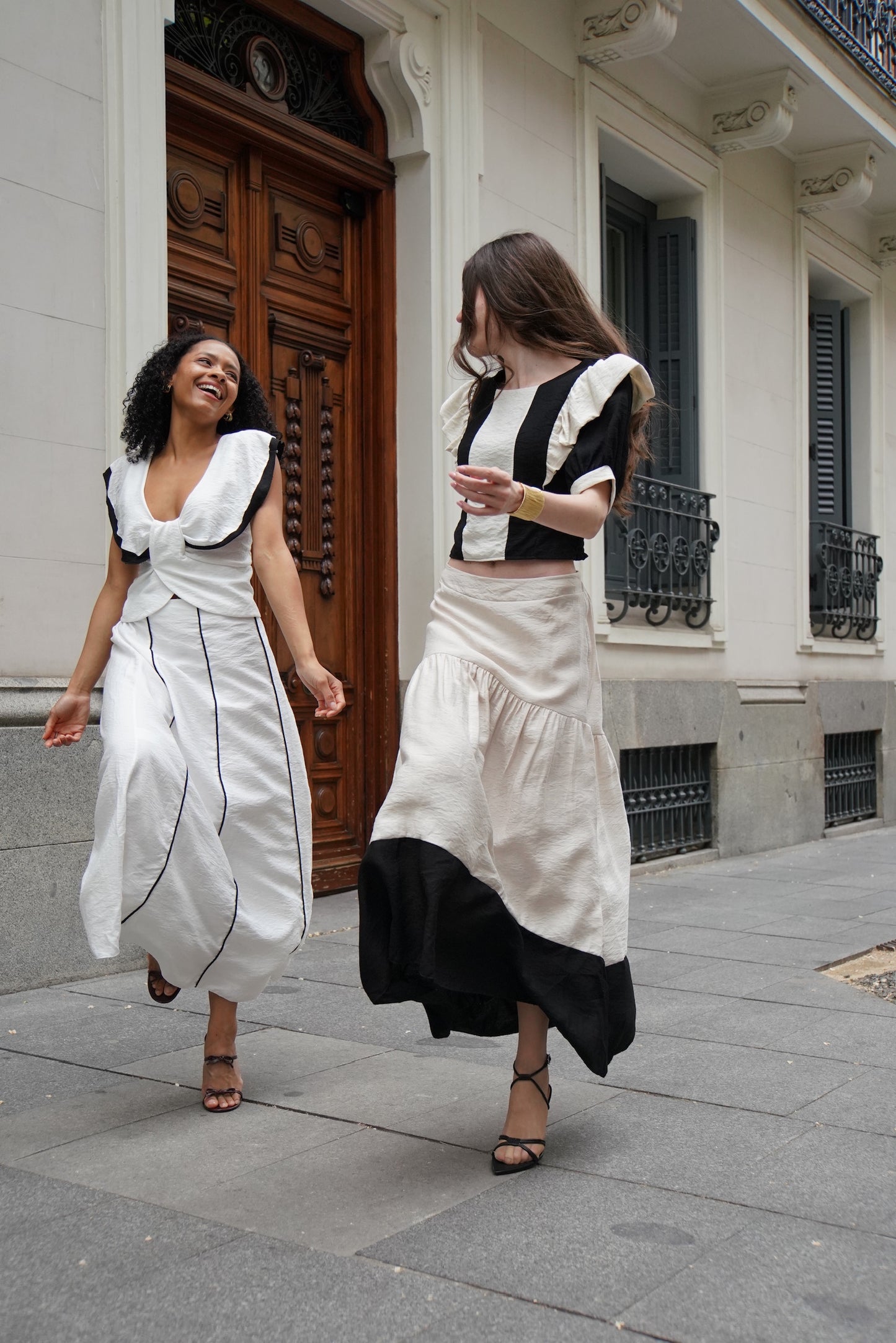 White Linde skirt