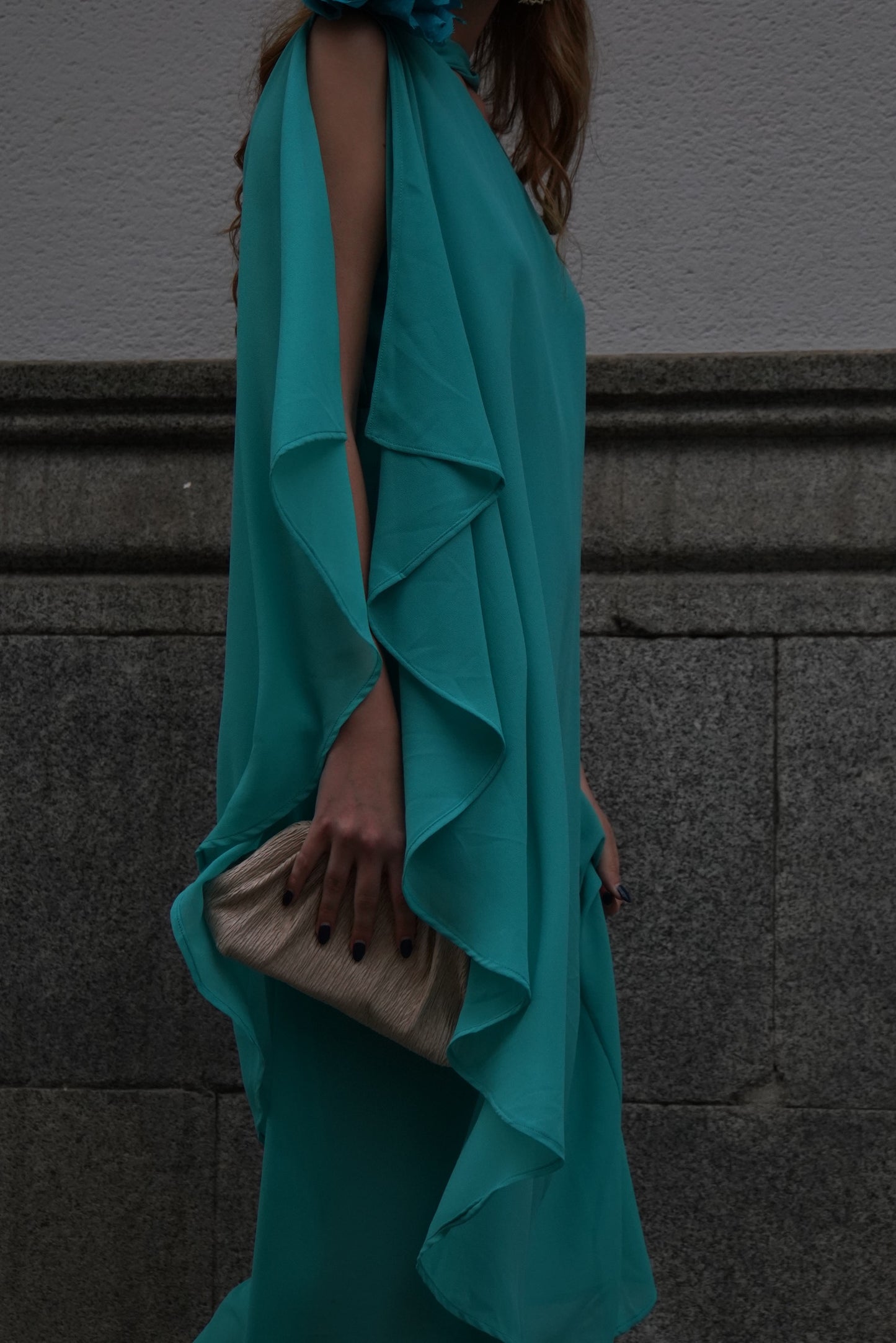 Alina aqua green jumpsuit