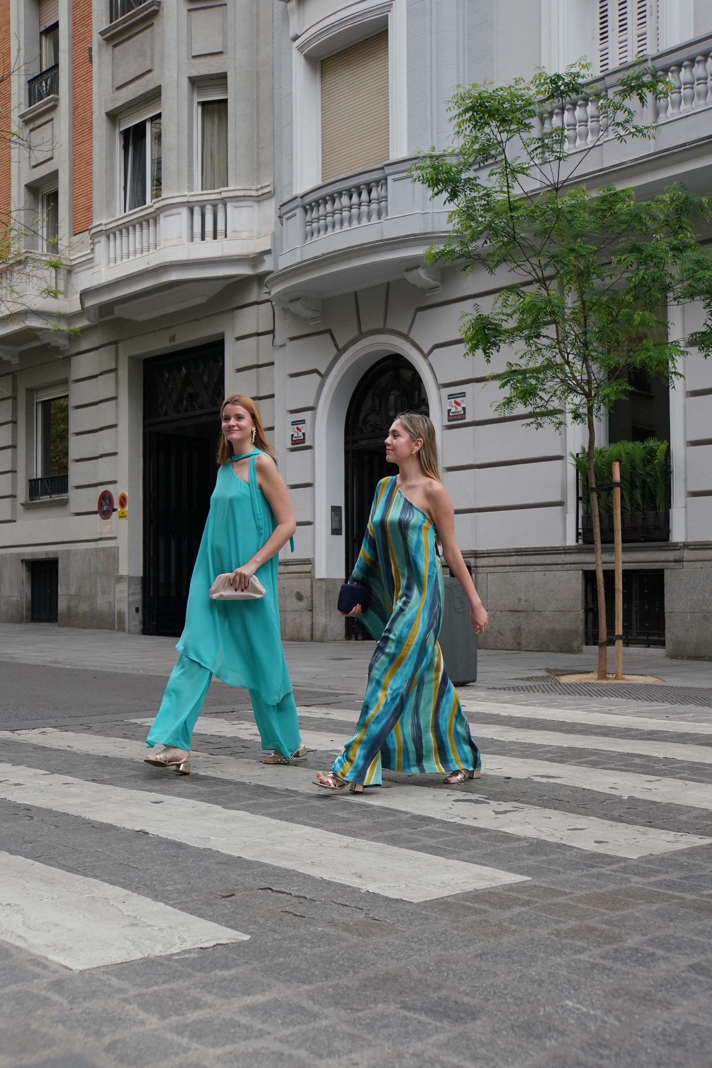 Alina aqua green jumpsuit