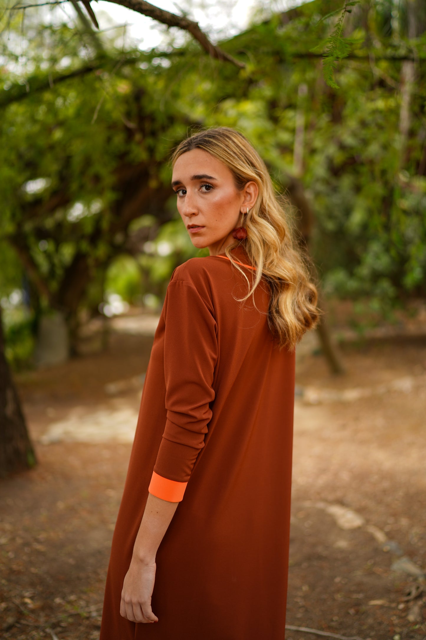 Brown Calatea Kaftan