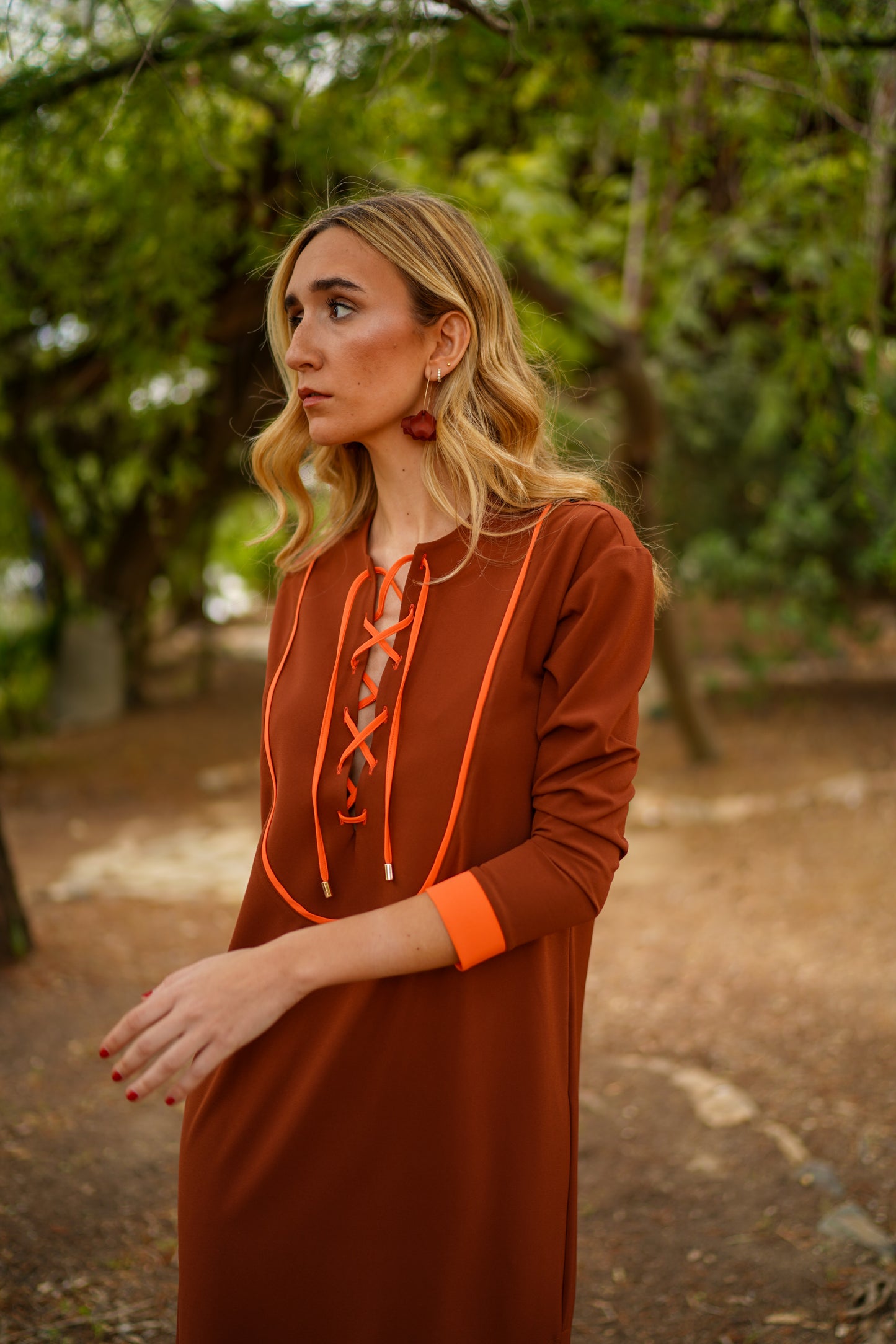 Brown Calatea Kaftan
