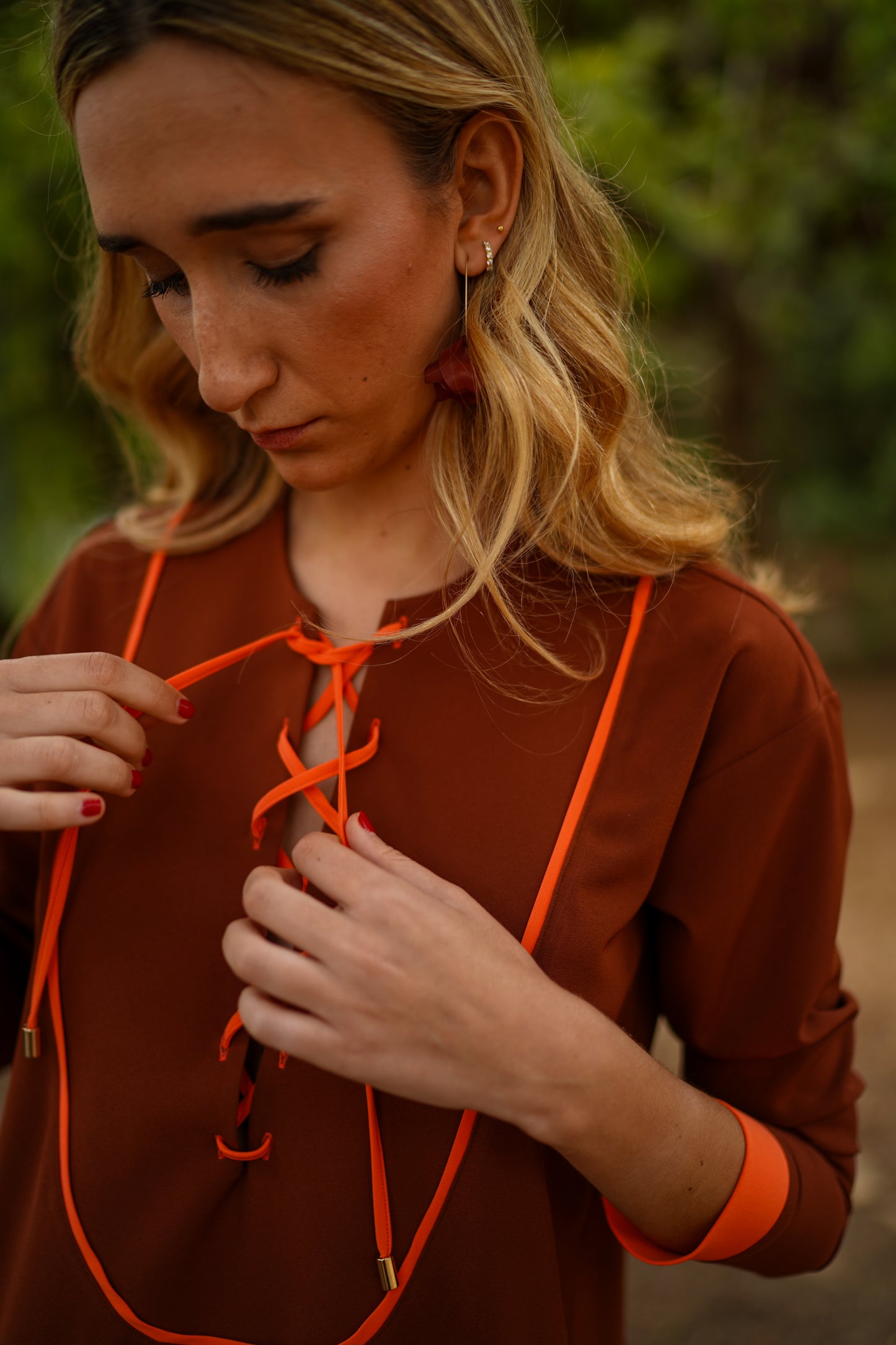 Brown Calatea Kaftan
