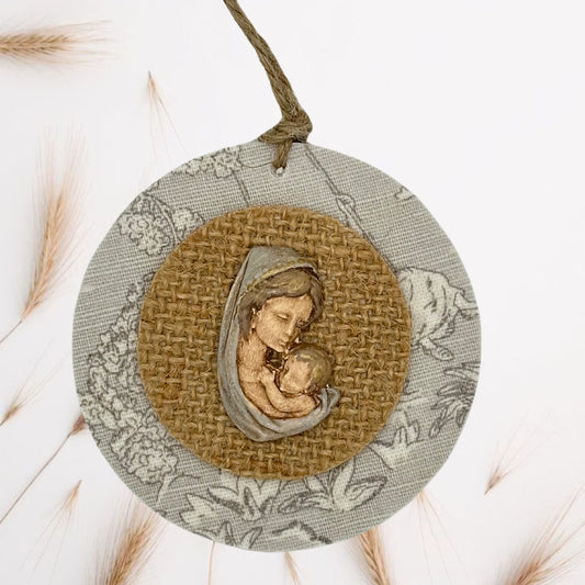 Medallón mediano Virgencita VII