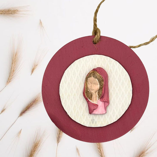 Medium medallion with bougainvillea Virgin