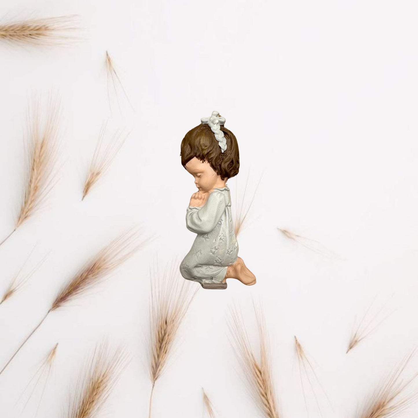 Cuadro niña rezando grande topo