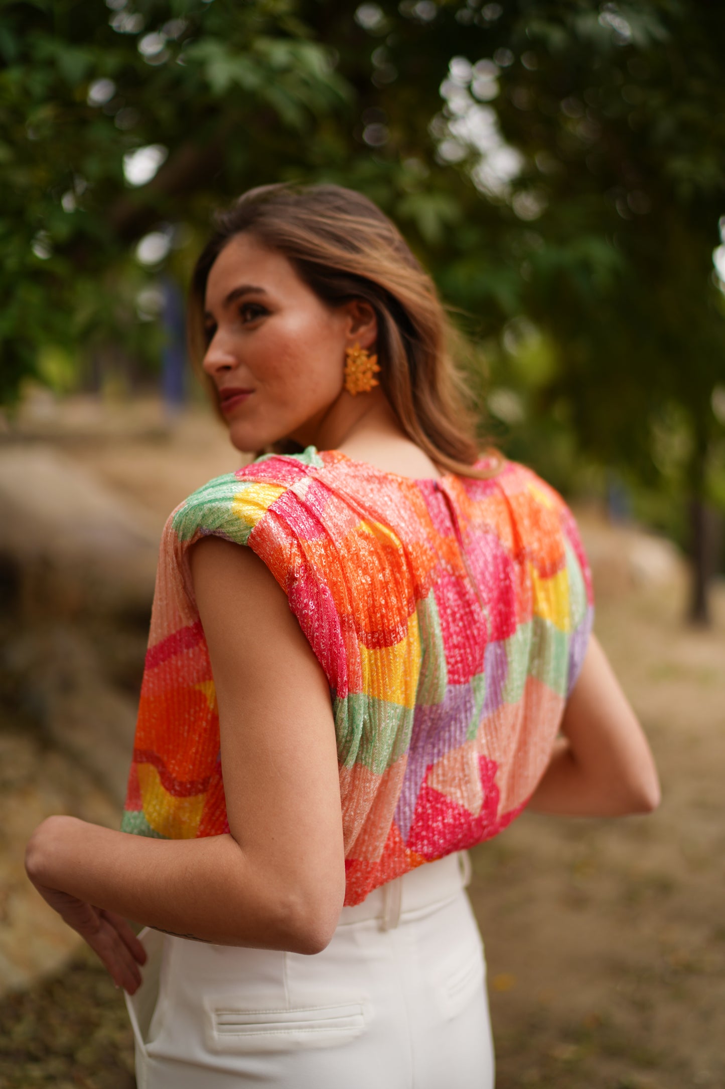 Top Passion Fruit Sequin multicolor