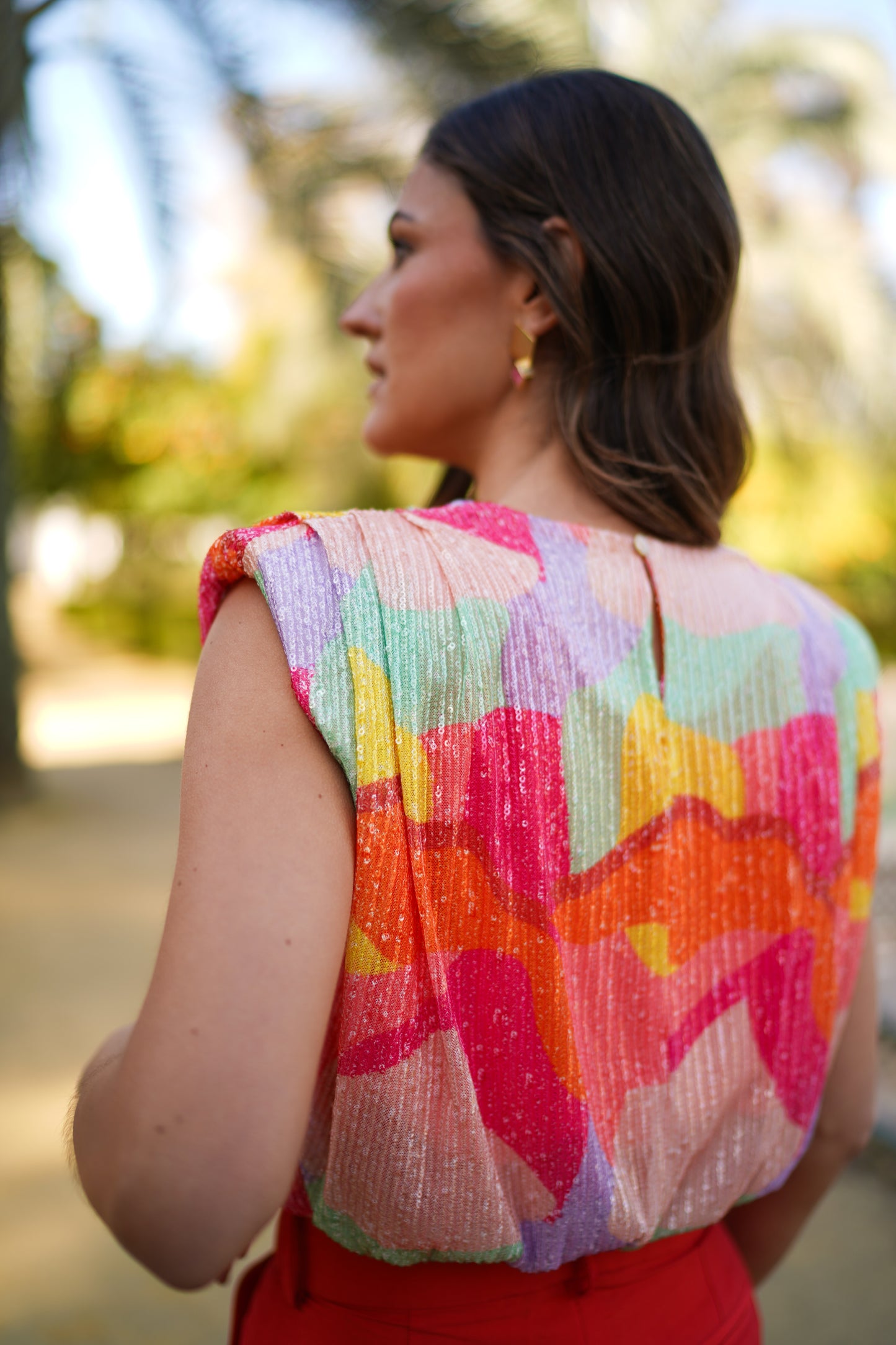 Top Passion Fruit Sequin multicolor