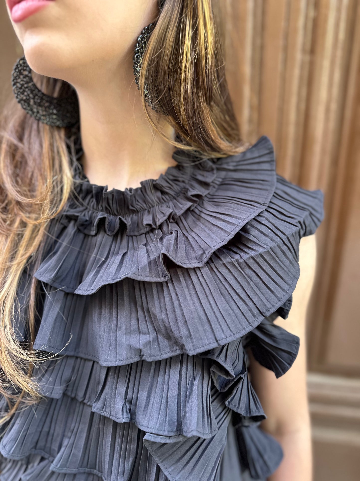 Black Tropic Top