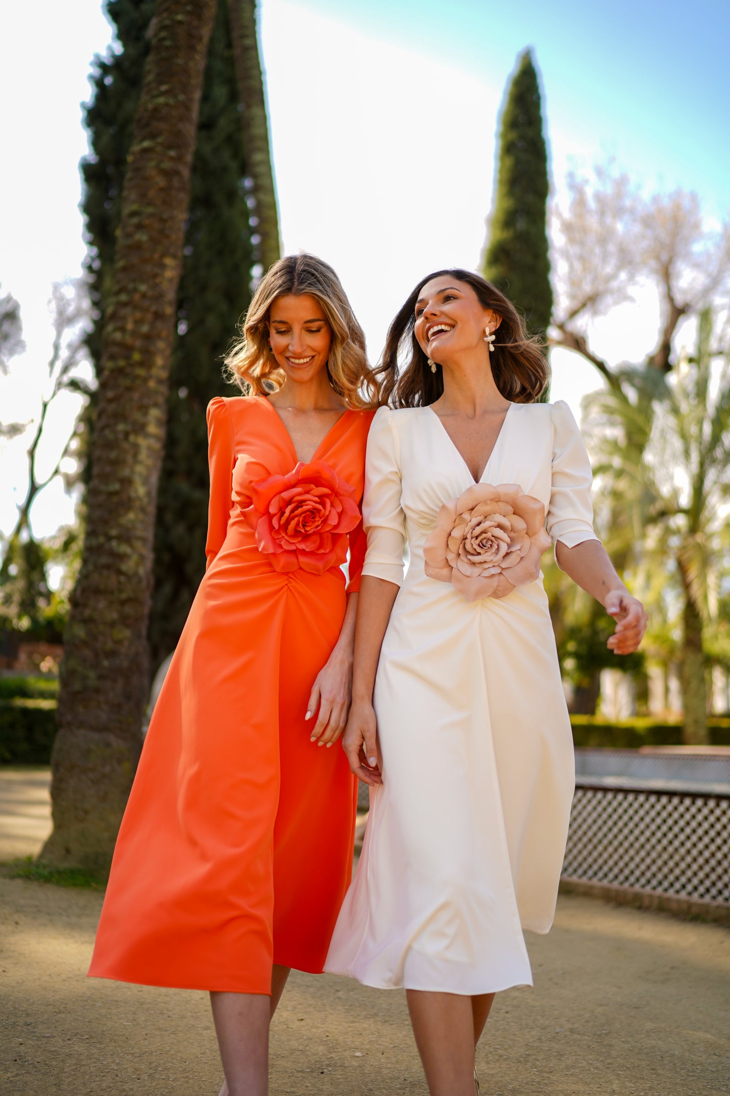 Vestido Areca naranja