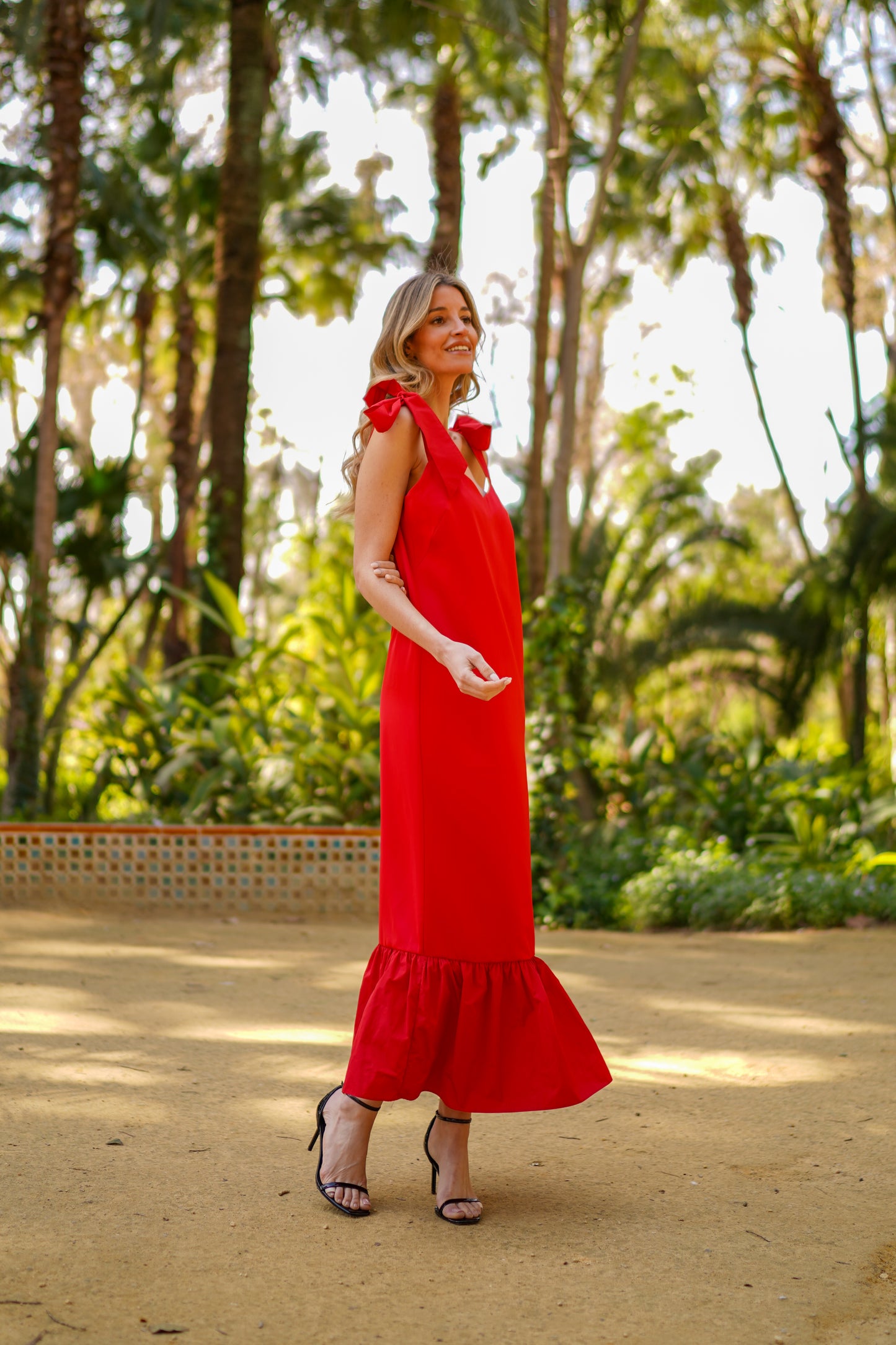Red Bahia dress