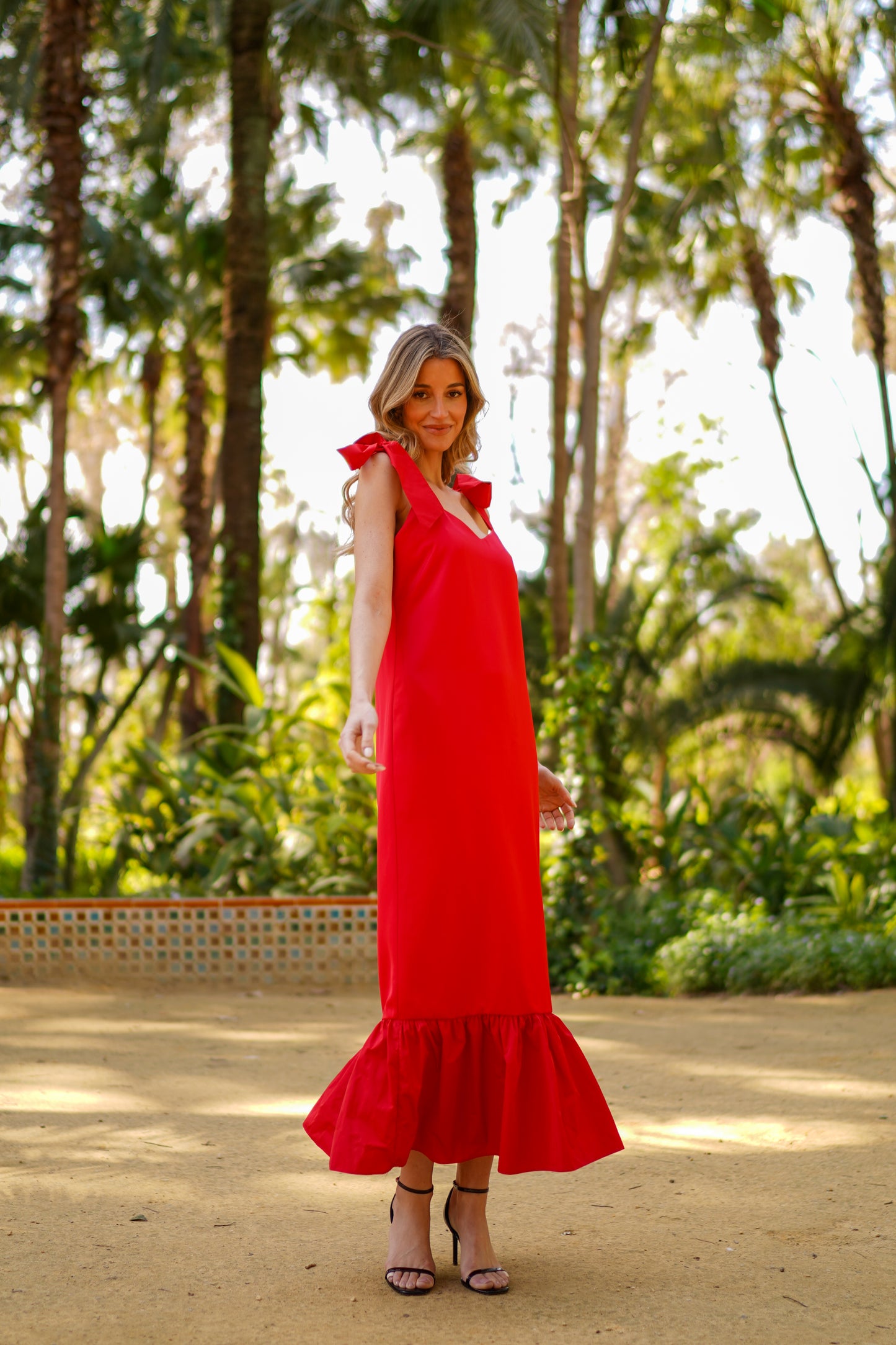 Red Bahia dress