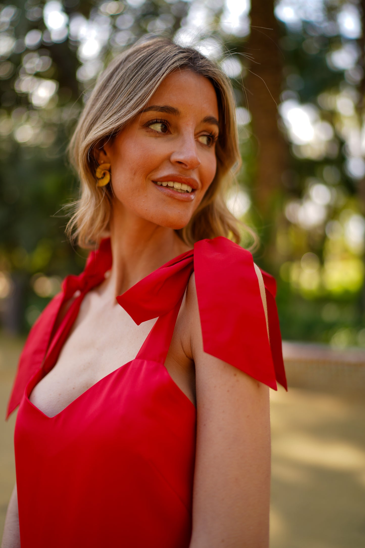 Red Bahia dress