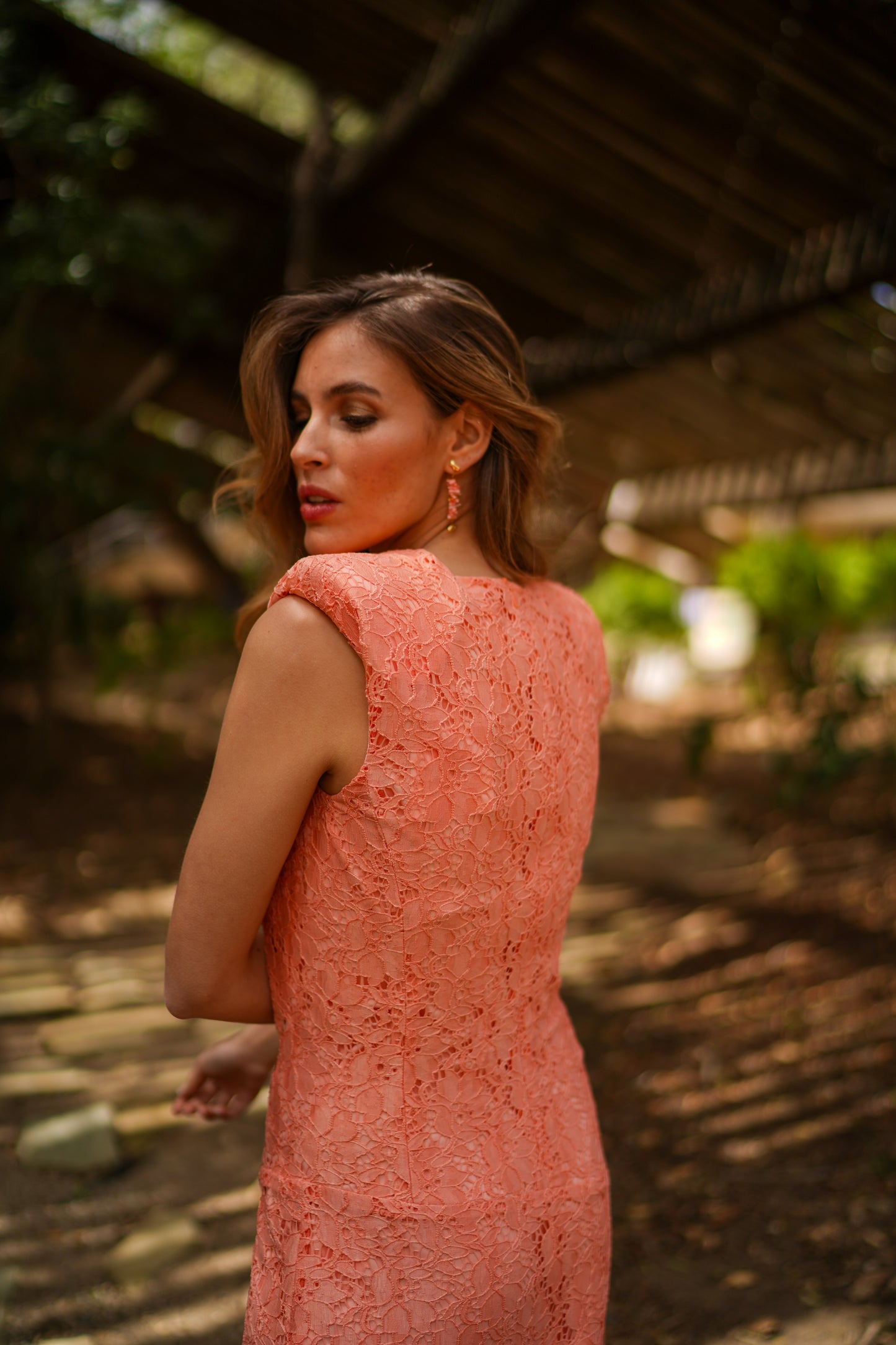 Vestido Bruma coral