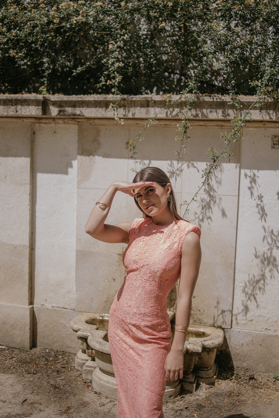 Vestido Bruma coral