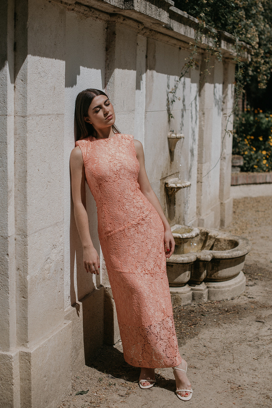 Vestido Bruma coral