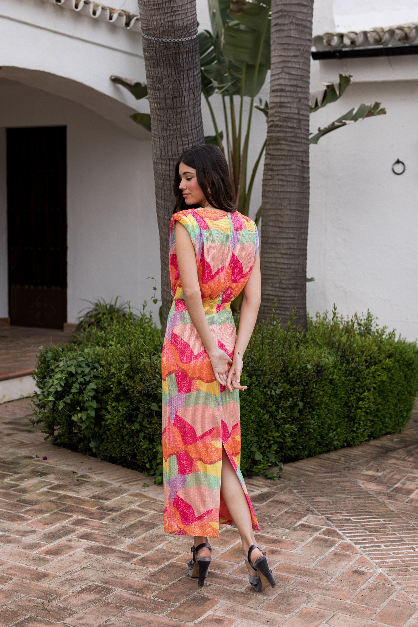 Vestido Maracuyá Sequin Multicolor