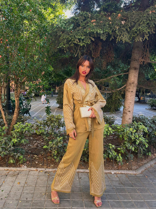 Pantalón Orilla Oliva