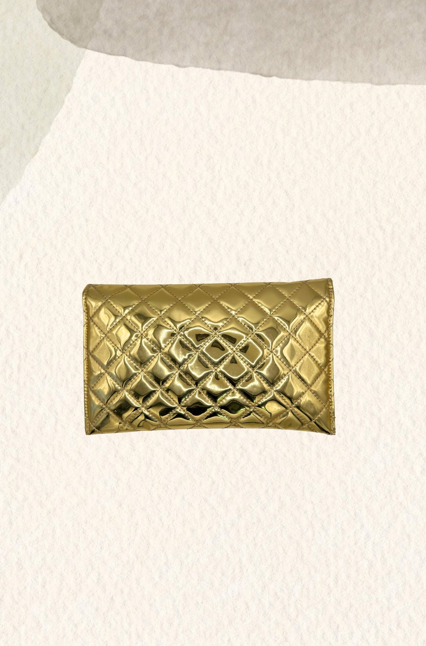 Golden party purse