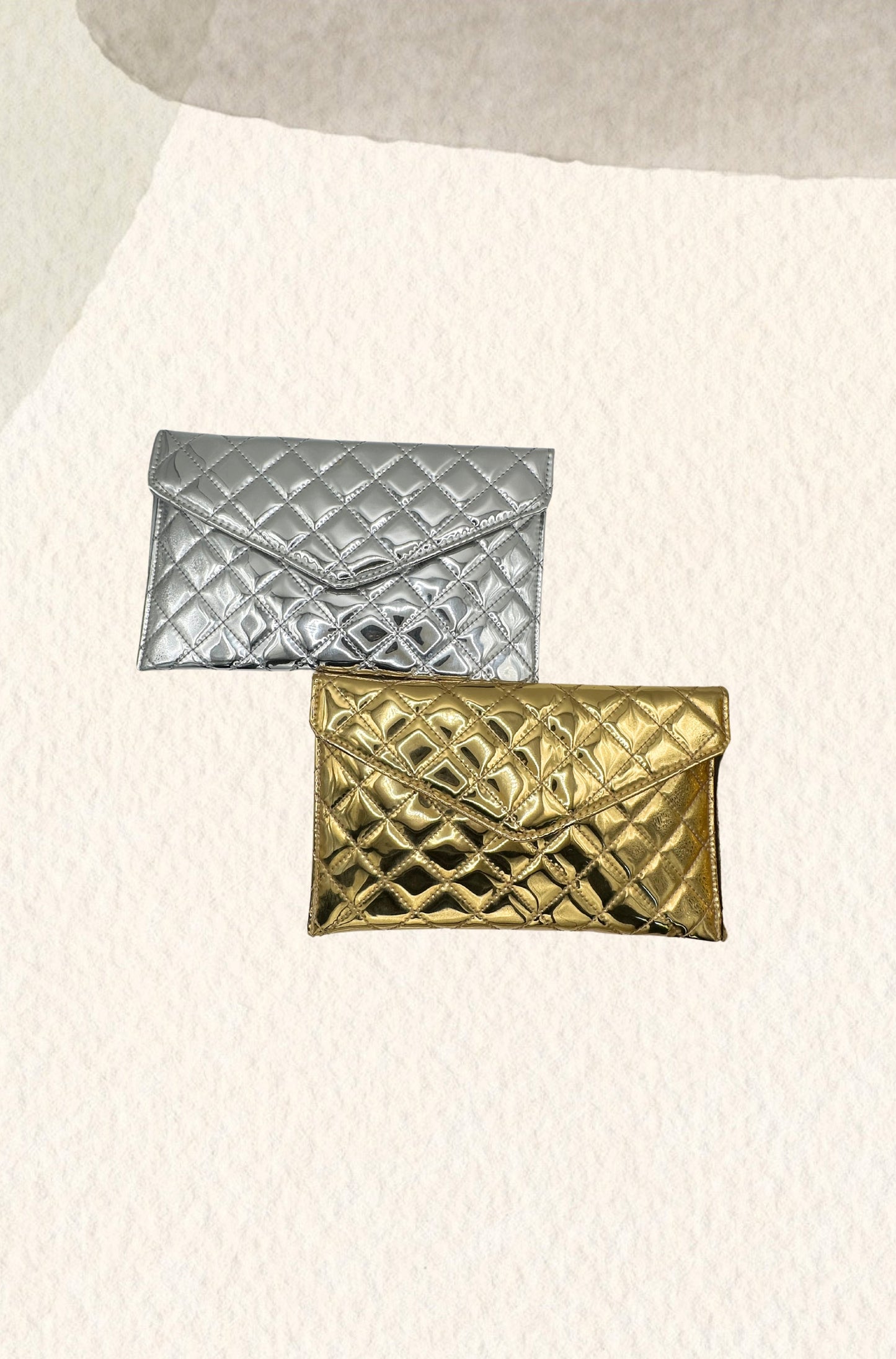 Golden party purse
