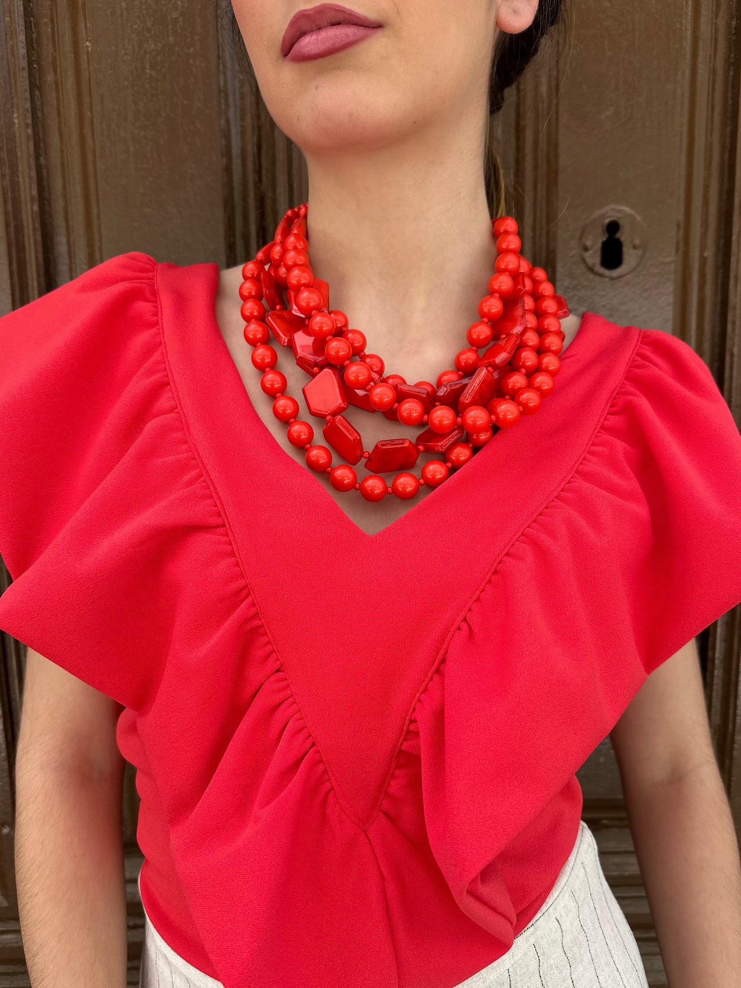 Orange Goblin Necklace
