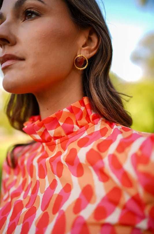 Blusa Costa Estampada