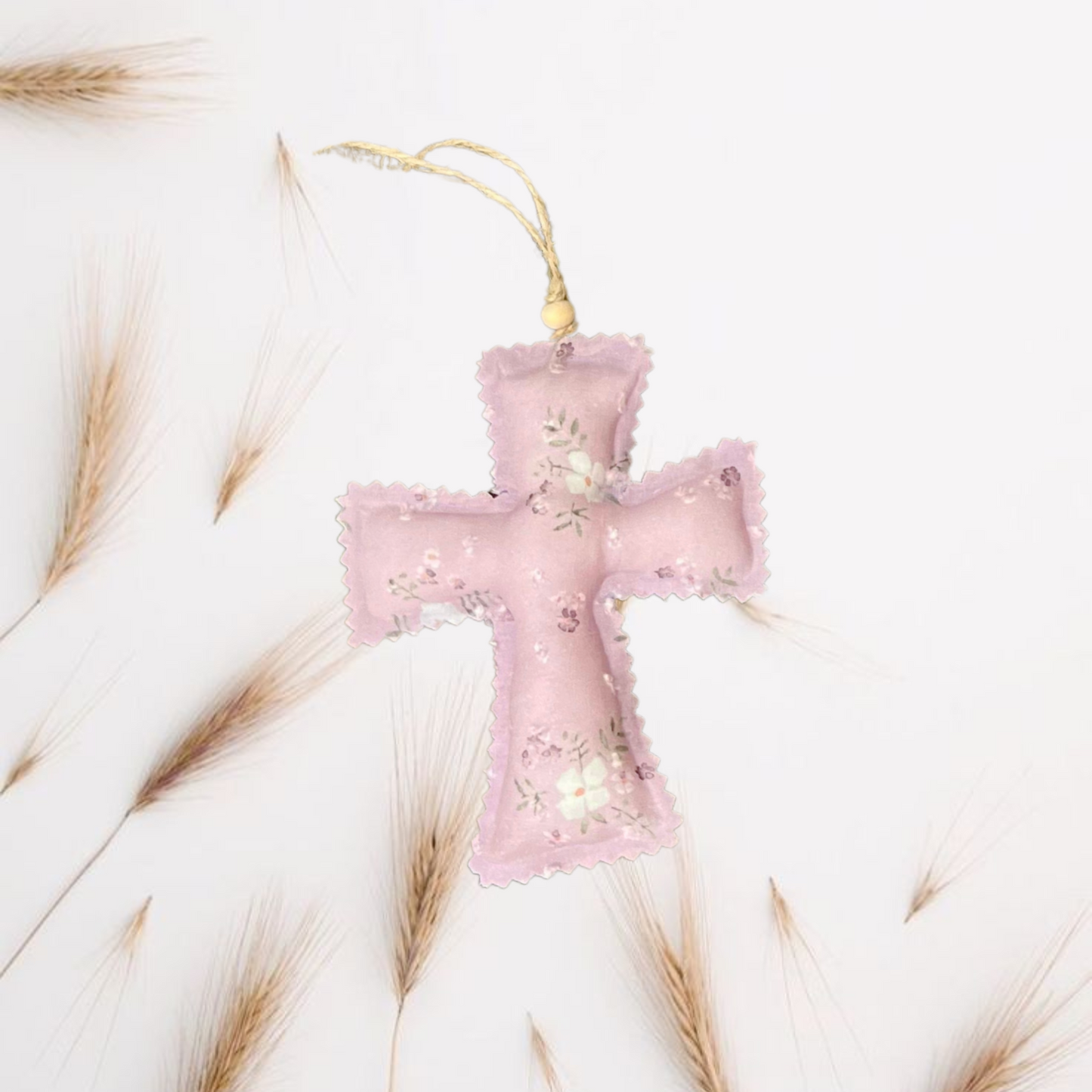 Nude flower cross