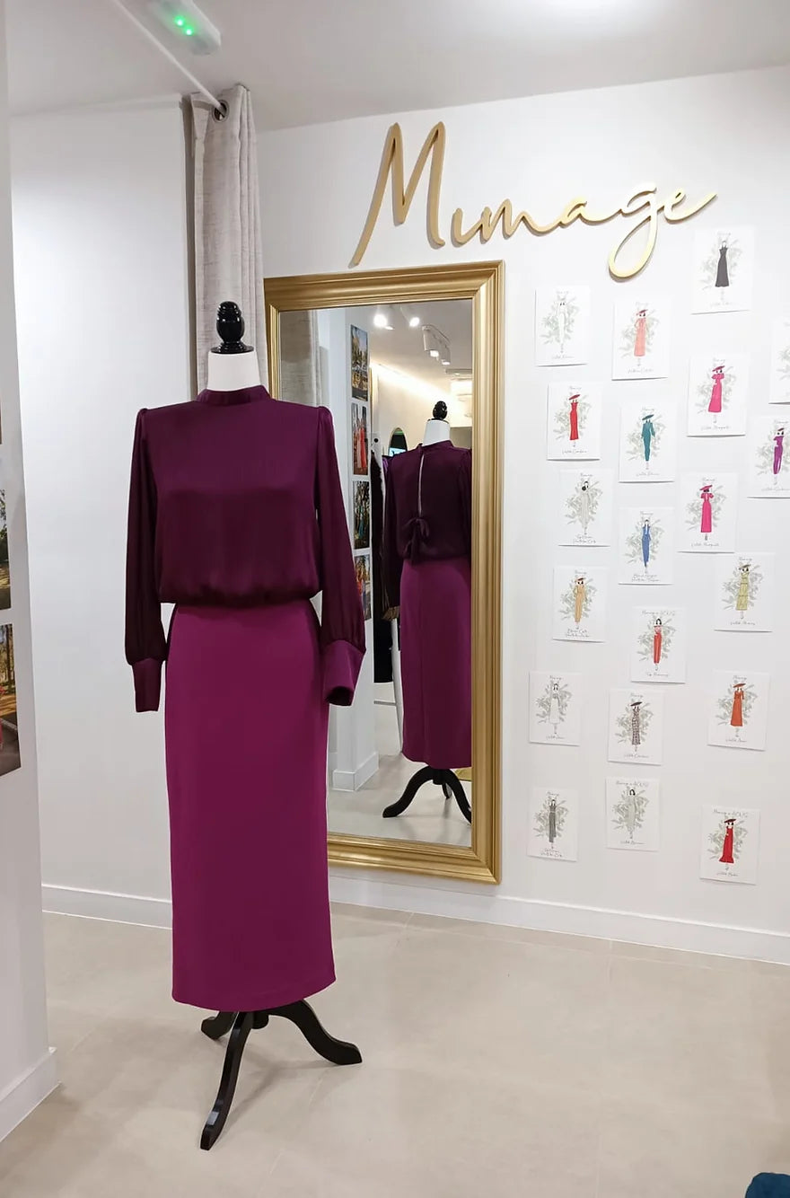 Vestido Diana Buganvilla