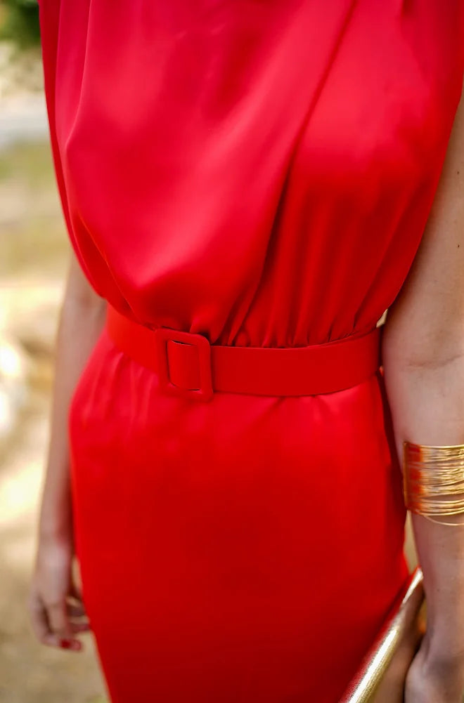 Coralina red dress