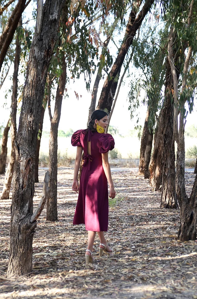 Eggplant Margarita Dress
