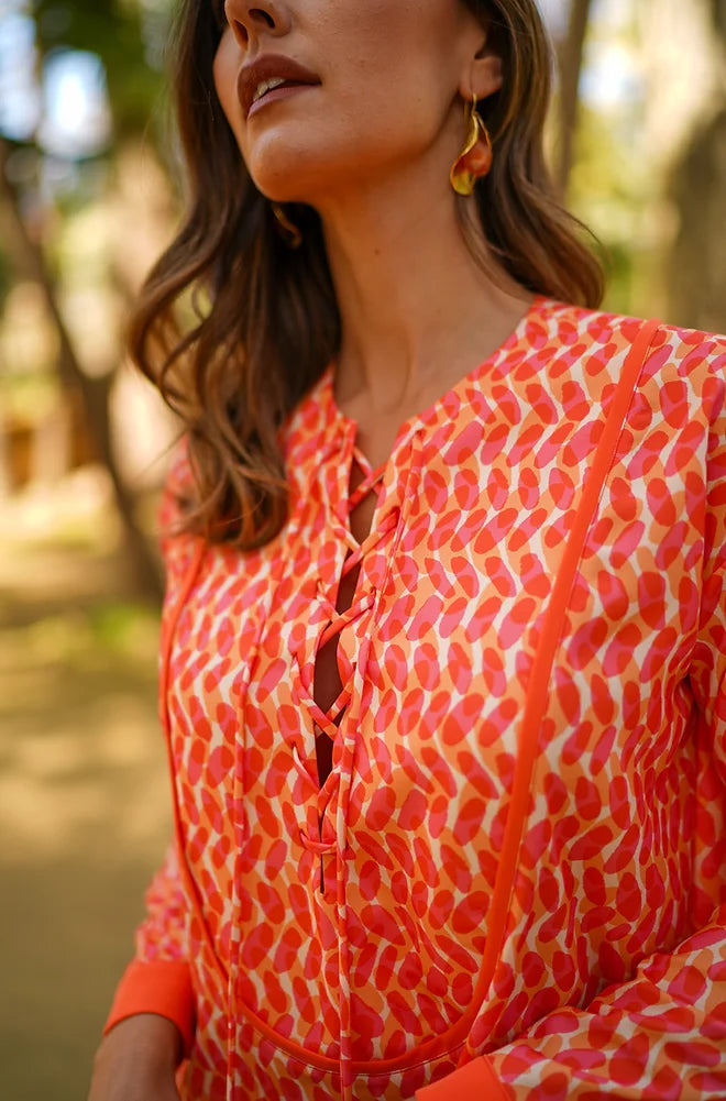 Kaftán Calatea estampado